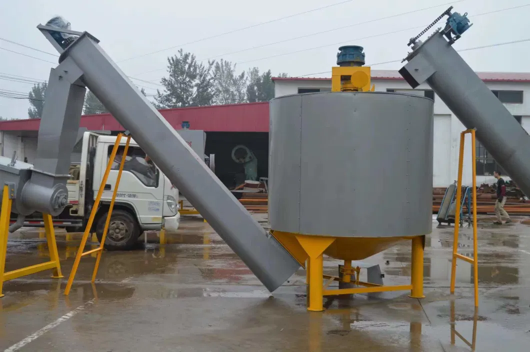 Hot Washing Tank in Hr-Plastic Bottles Crushing Drying Cleaning Recycling Production Line