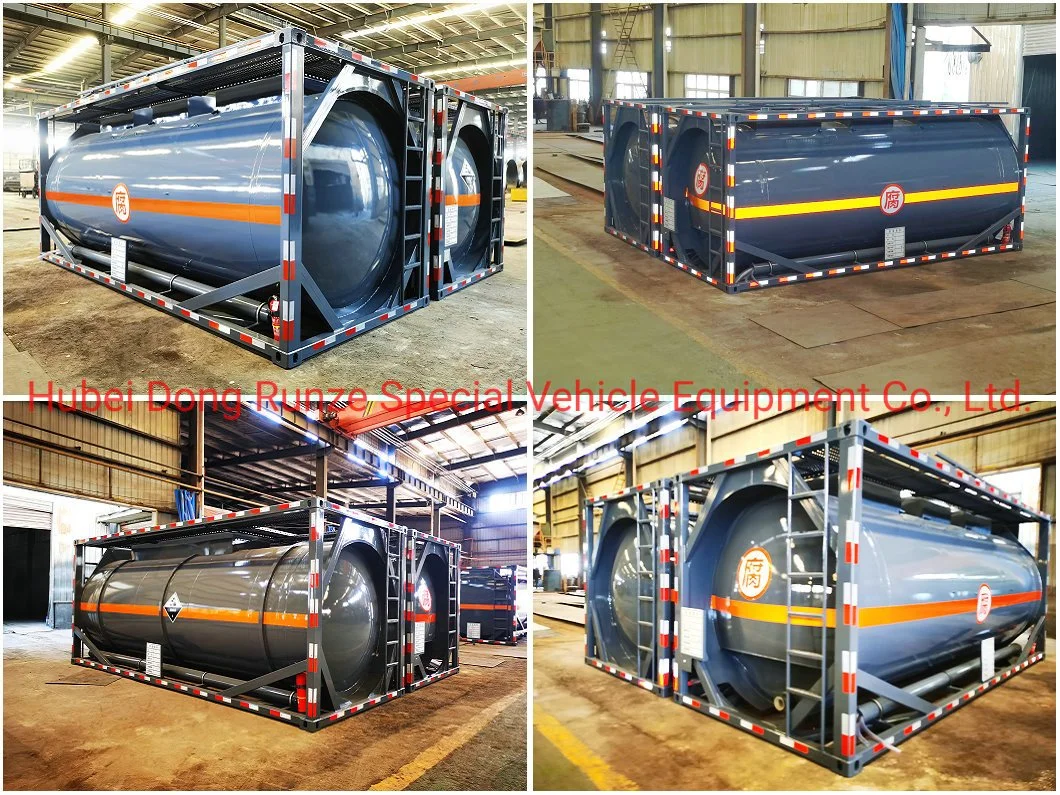 HCl Acid Liquid Transport Tanks for Truck Lorry Customizing 5m3 - 25m3 (Truck Mounted Tank body Carbon Steel inner Lined LLDPE)