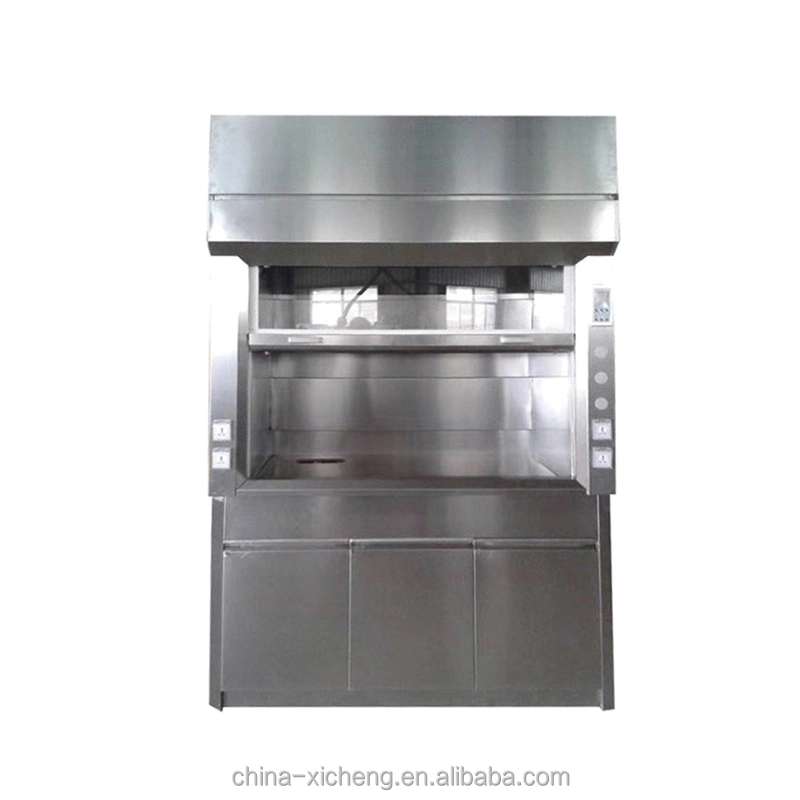 Laboratory Waste Gas Control PP White Fume Hood with Scrubber