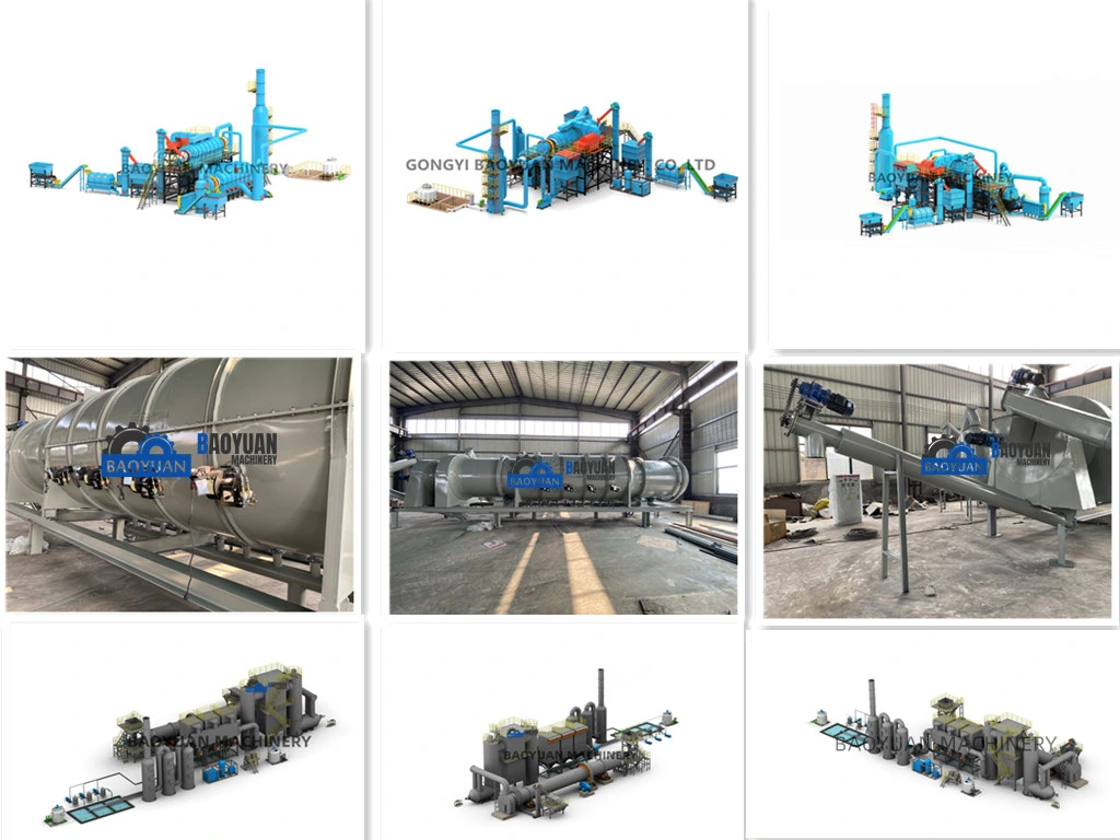 Activated Carbon Production Equipment Coconut Shell Activated Carbon Full Set Equipment Pyrolysis Furnace