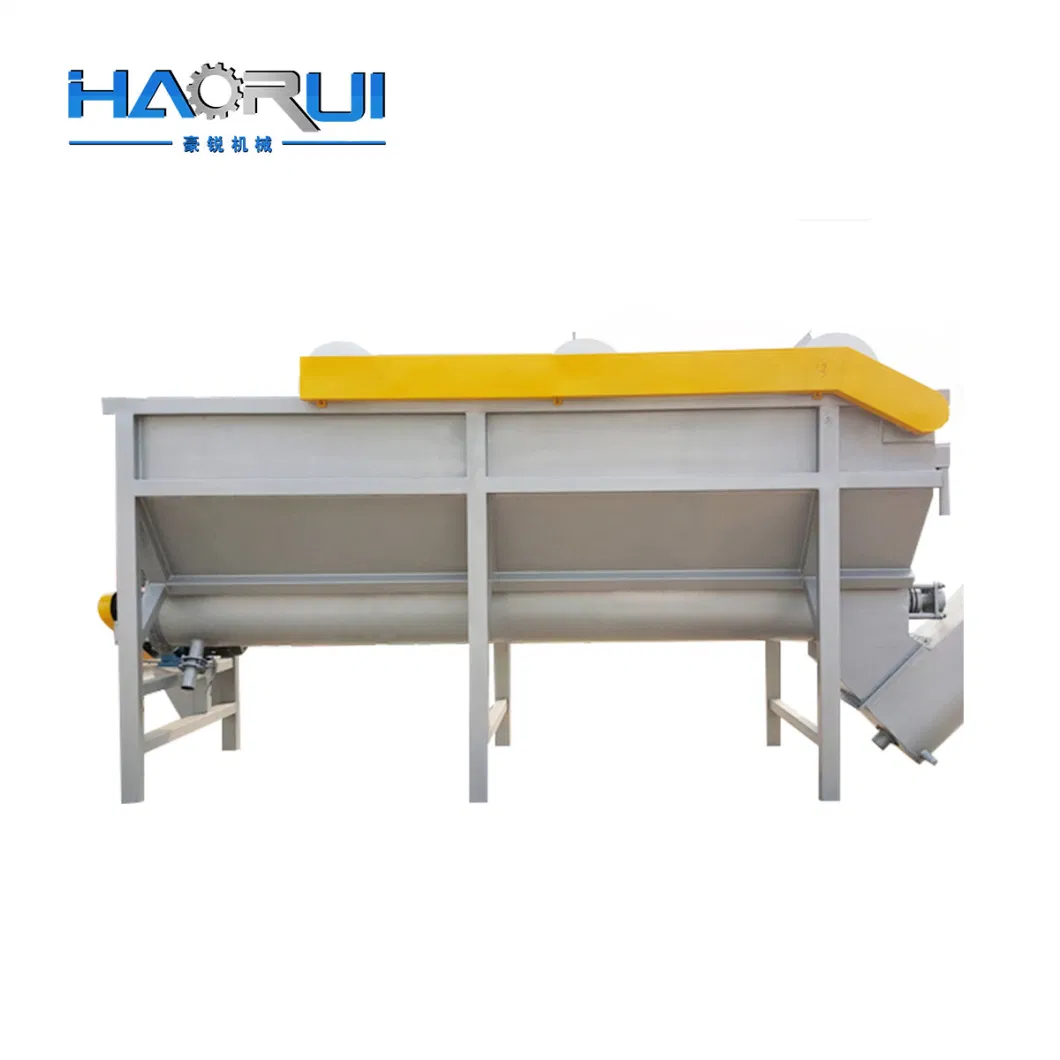 Plastic Washing Machine Plastic Floating Rinsing Tank Plastic Washer Haorui Product