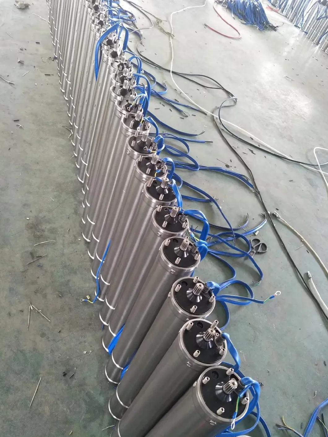 Deep Well Electric Pump 3skm 3.5skm 4skm Series Copper Wire Brass Outlet Borehole Submersible Water Pump