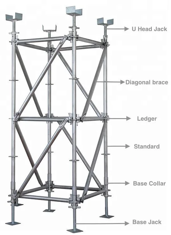 Construction Steel Ringlock Scaffolding Standard Layher Scaffolding for Sale