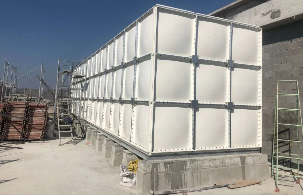 Hot Sale 100000 Liter GRP FRP Fiberglass Rectangular Rain Water Storage Tank in Malaysia Used Food Grade Water Tank Cheap Price