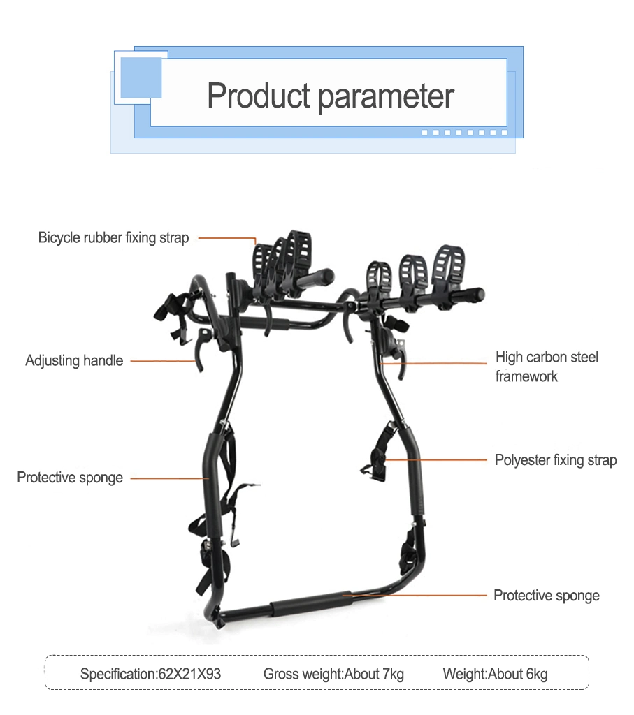 OEM Carbon Steel Metal Auto Part Bike Frame Bicycle Carrier Rack