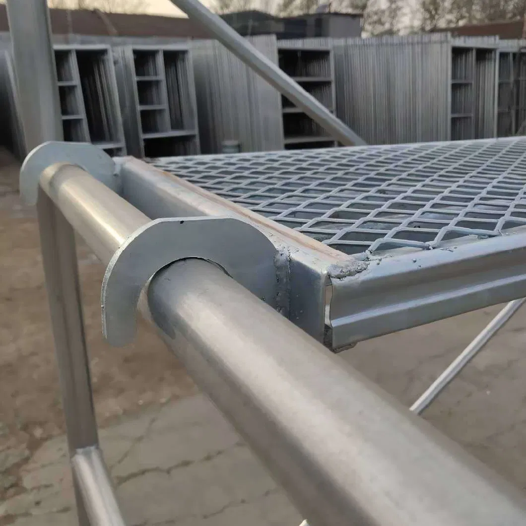 Galvanized Metal Climbing Scaffolding Ladder Frame