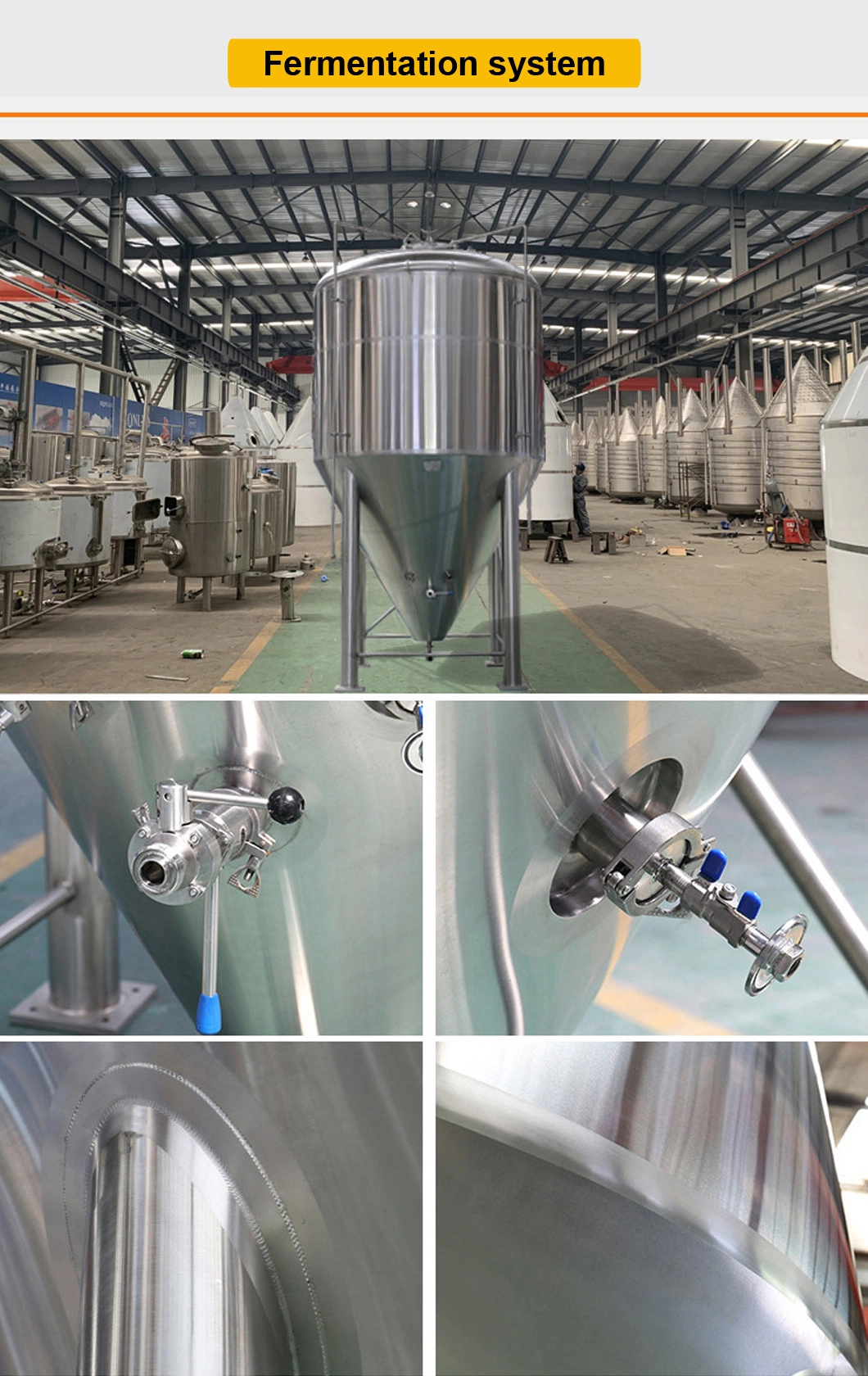 Turnkey Service Fermenting Tank Bright Beer Tanks Price