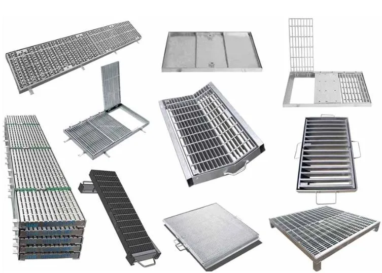 Durable Stainless Steel Bar Grating, Acid Pickling Steel Catwalk Grating