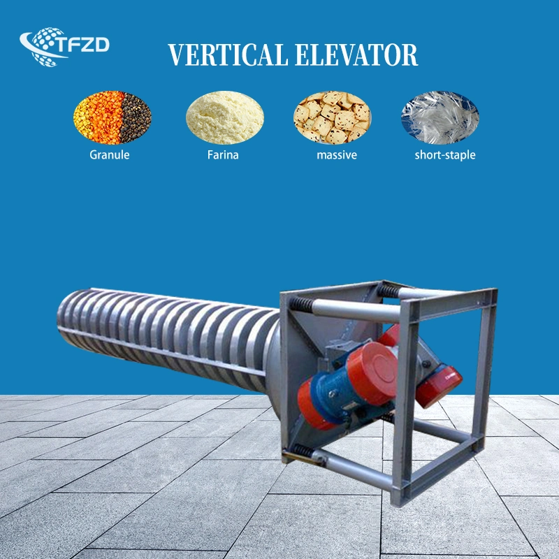 Grain Vertical Vibration Conveyor Corn Spiral Elevator /Vibratory System