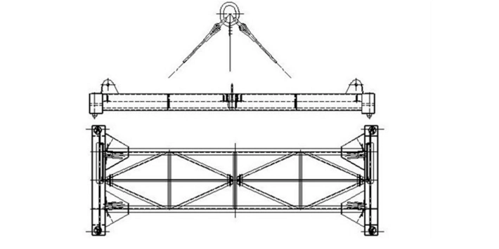 10feet 20feet 40feet Hydraulic Full Automatic I Type Container Lifting Spreaders Manufacture