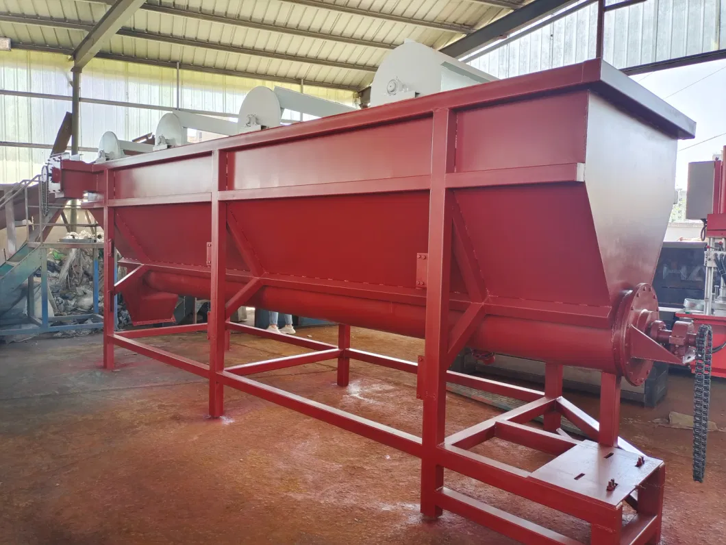 Plastic Waste PE PP Film Automatic Floating Washing Rinsing Tank