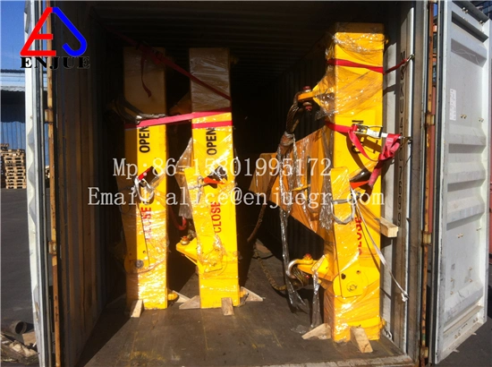 Port Marine 10/20/40/45 Feet 36t Manual Fixed Container Lifting Spreader Semi Automatic Container Lift Beam mechanical Spreader Frame with Class Certificate