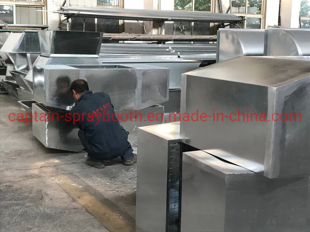 Oil Heating Build-in Ramp Auto Spray Booth /Paint Booth / Paint Cabinet