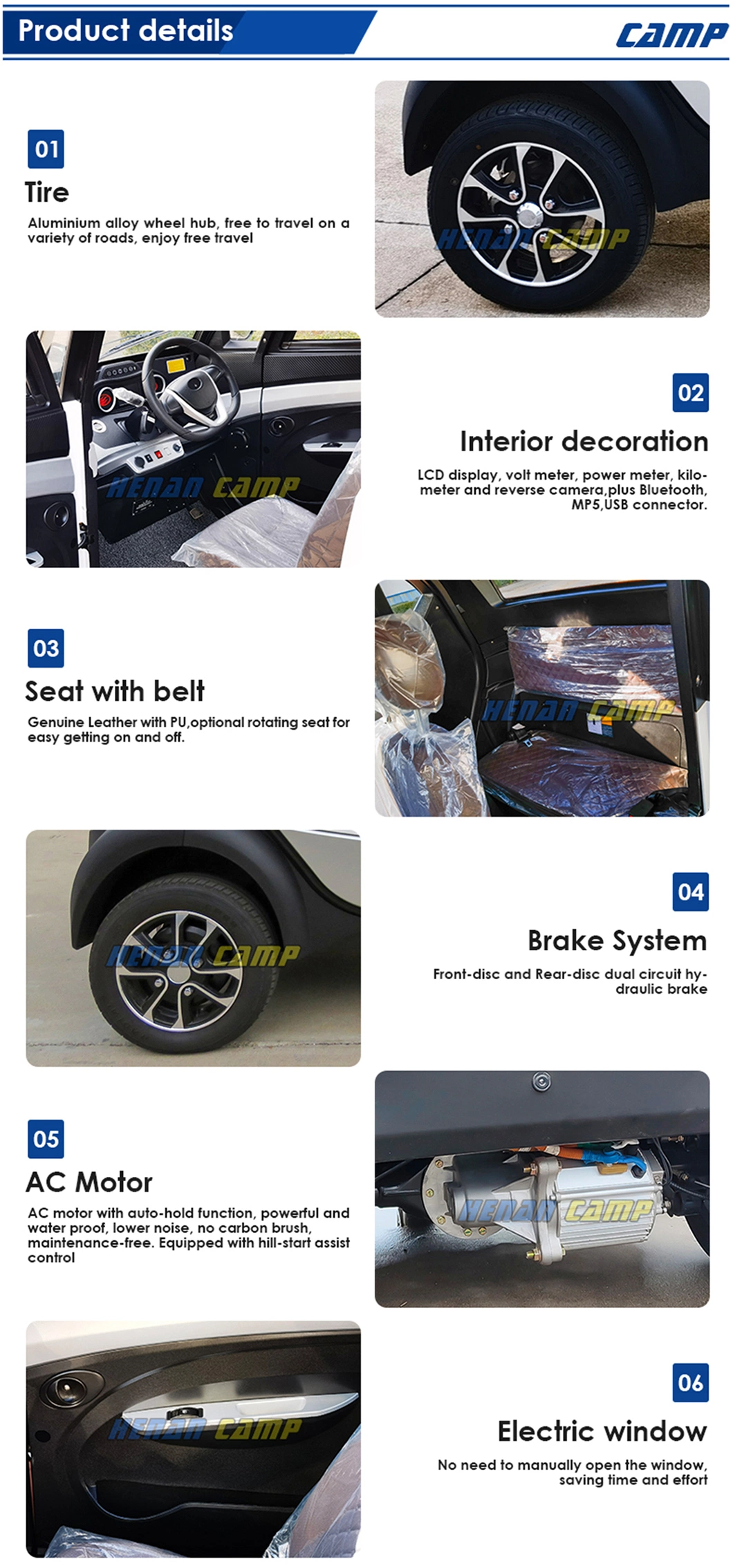 Energy-Save New Energy Car with Improved Battery Life Mini Electric Car