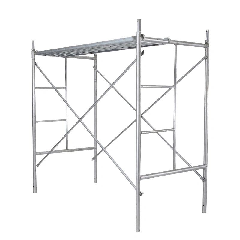 Galvanized Metal Climbing Scaffolding Ladder Frame