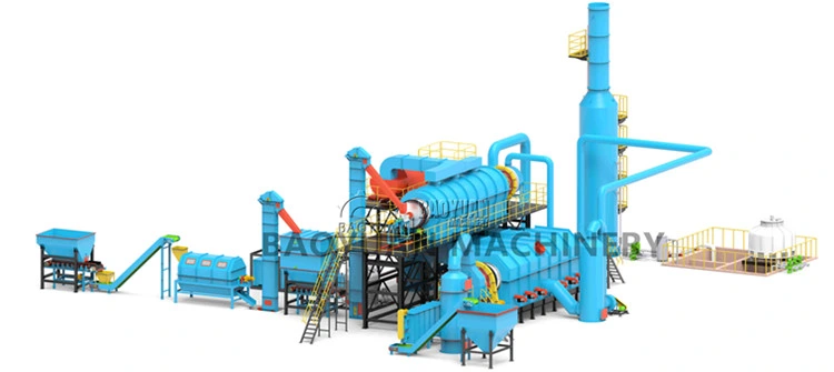 Activated Carbon Production Equipment Coconut Shell Activated Carbon Full Set Equipment Pyrolysis Furnace