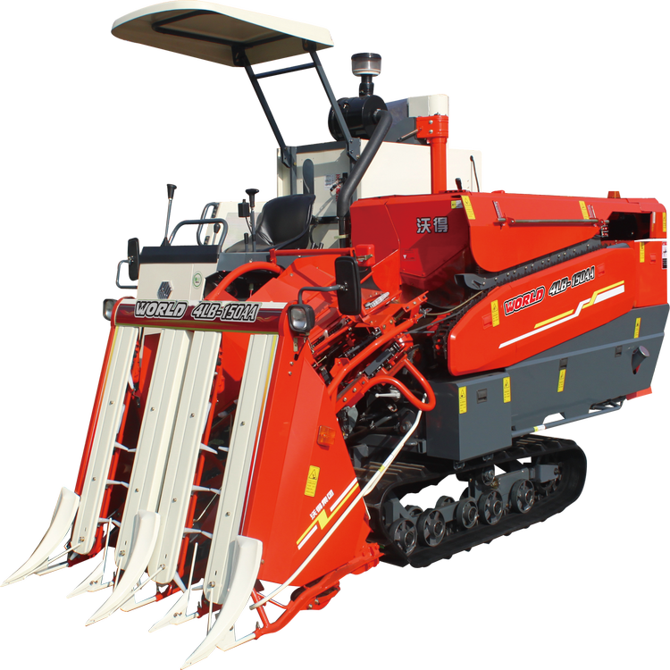 Agriculture Head Feeding Paddy Combine Harvester 75HP 37hst 400*90*51 Track