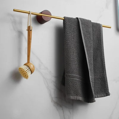 Elegante y funcional toallero de aluminio contemporáneo: Toallero de baño de viga de equilibrio para la organización de baño y cocina