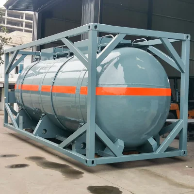 20ft ISO depósito de tanque de ácido nítrico concentrado depósito de avec Cumplimiento de los Quipements