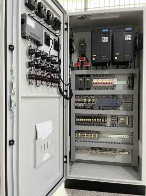 Distribución de alimentación principal de baja tensión del panel de la caja de control de la bomba automática Armarios