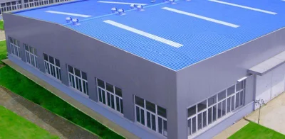 Fácil instalación diseño de edificios prefabricados de estructura de acero de almacén para la construcción de la fábrica