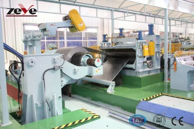 China produce una alta precisión de la bobina de acero totalmente automático de línea de corte longitudinal Zsl-0.5-2X1650