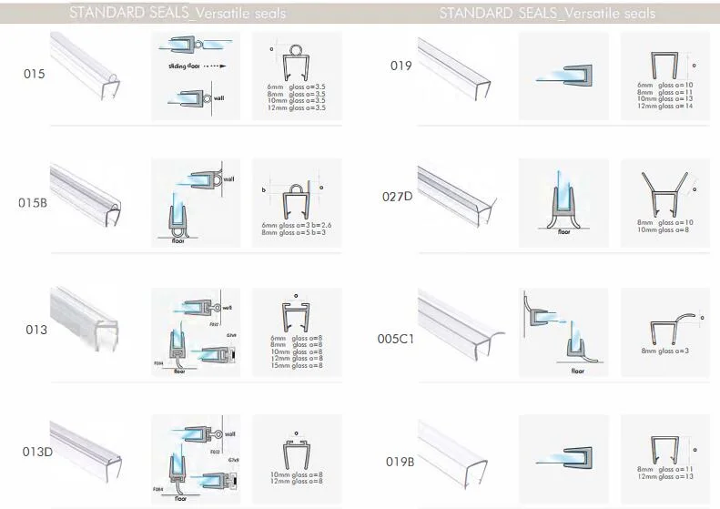 New Flexible PVC Sealing Customized Plastic Strip Door Sealing Strip with Extrusion Process