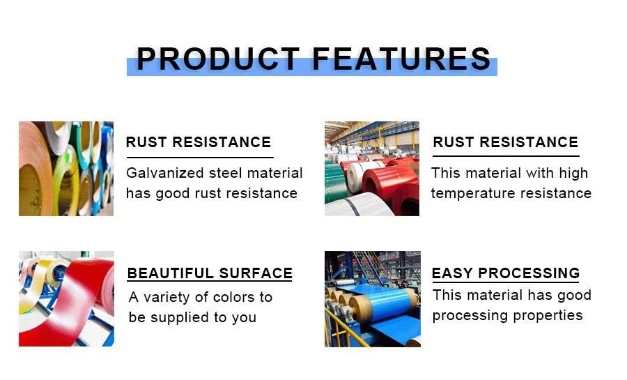 Prime Prepainted Galvalume Steel Coil Specification and Dimensions