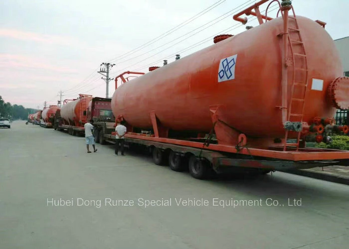 Customizing Checmial Acid Storage Tank 60 M3 Steel Lined LLDPE Tank Used to Contain: HCl (max 35%) , Naoh (max 50%) , Naclo (max 10%) , PAC (max 17%) , H2so4