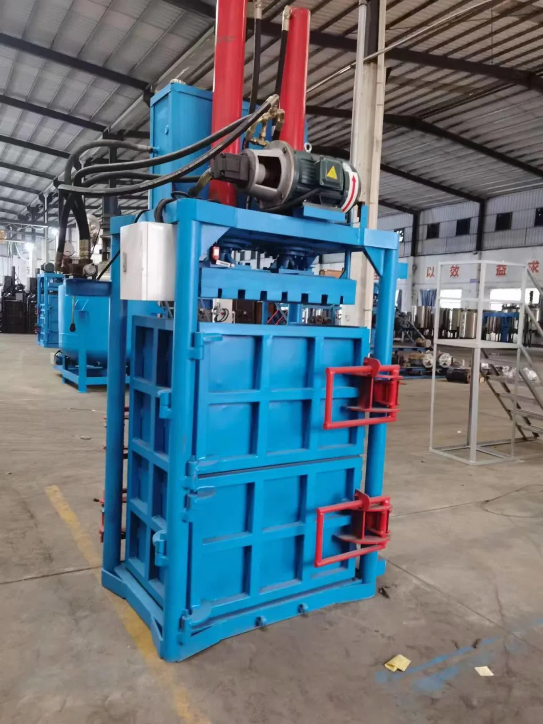 Waste Paper Baling Press Machine Vertical Hydraulic Cardboard Box Baling Press 30 Tons Hydraulic Baler