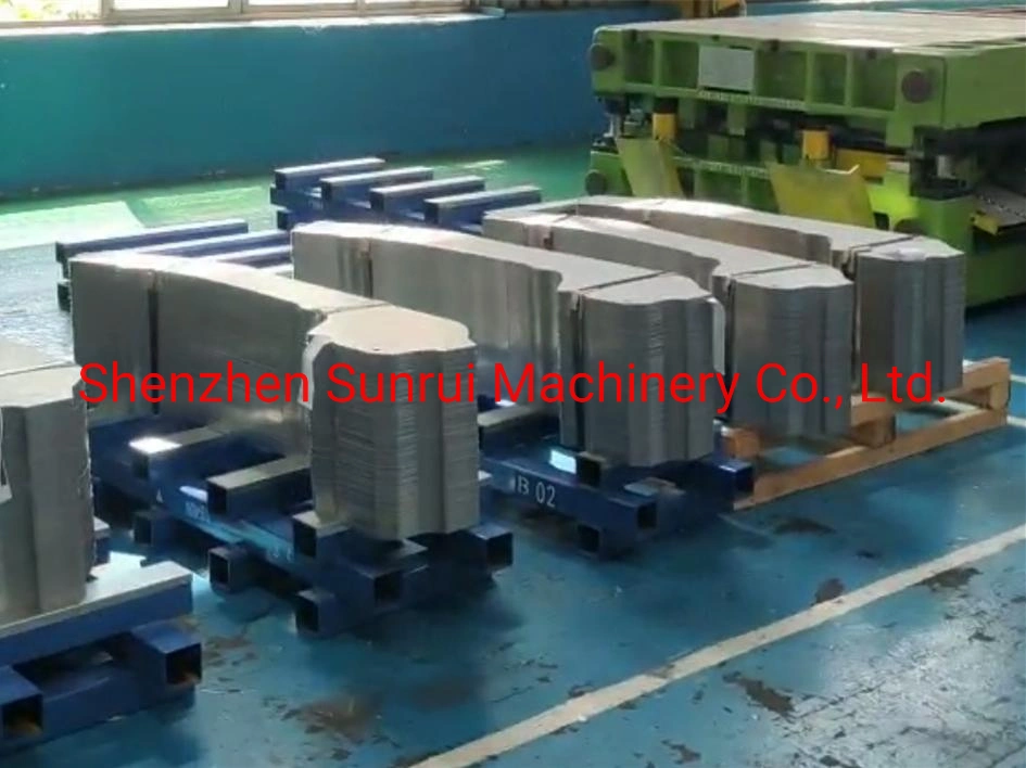 Steel Coil Uncoiling Blanking Production Line for Different Shape Auto Parts Stamping