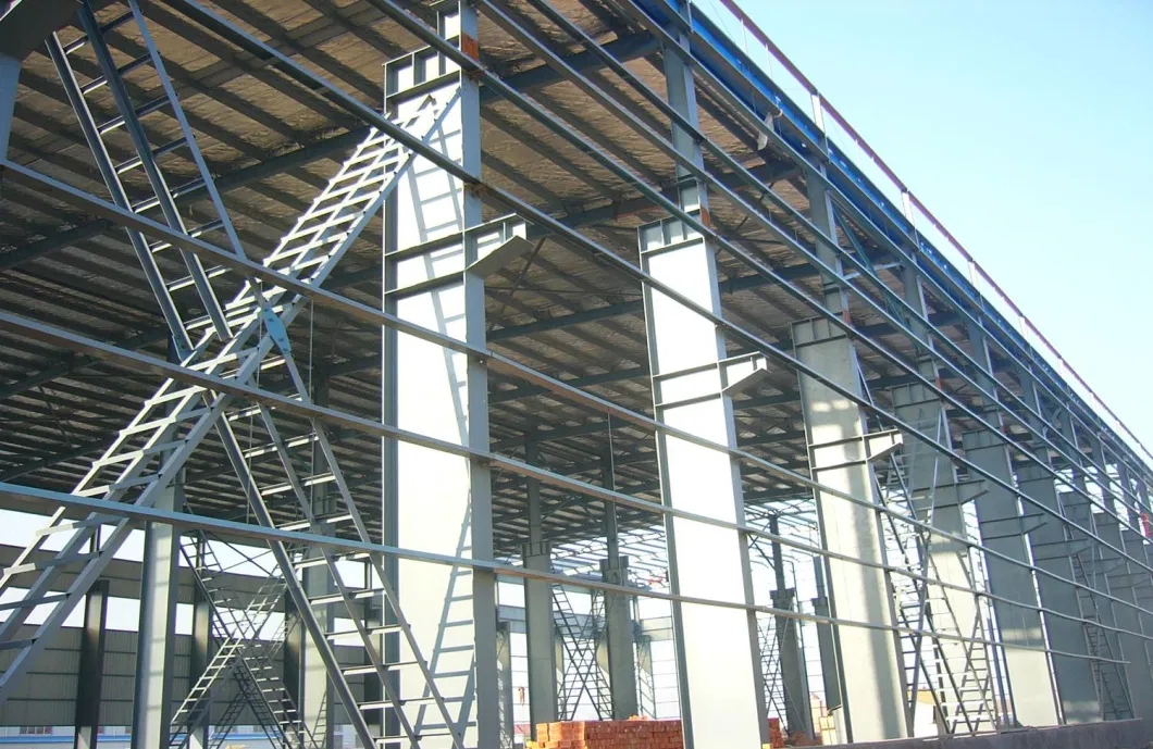 Hot Dipped Galvanized Steel Structure Workshop