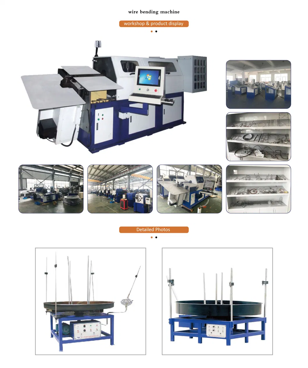 7 Axis 2D and 3D High Precision Automatic Wire Strip Bending Forming Equipment