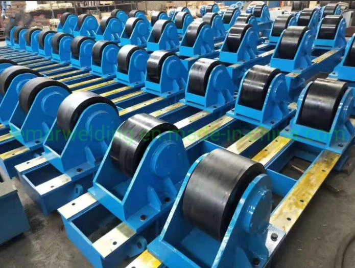 600 Tonne Screw Adjustable Welding Rotators Turning Vessel Rollers