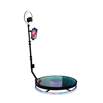 360 Photo Booth 7 People 45inch Portable Selfie 360 Spinner Degree Platform Business Photo Booth Camera Vending Machine Video Booth
