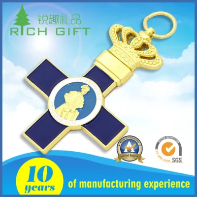 China Manufacturer Custom Metal Hard Enamel Bus Car Logo Squishy Keychain with Leather Strap