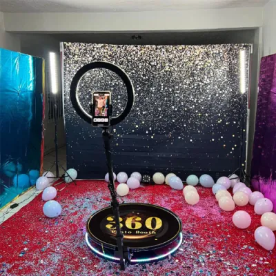 Selfie Magic 360 Photo Booth with Camera Printer Software for Wedding and Events for Salepopular