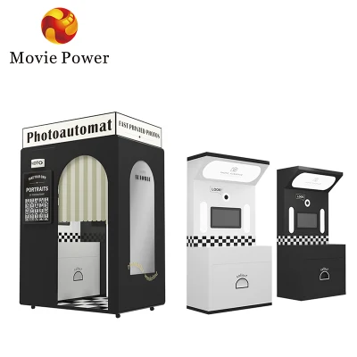 Low Cost Make Money Fast Self Service Instant Photo Booth Host Machine Vending Machine with Printer Kiosk