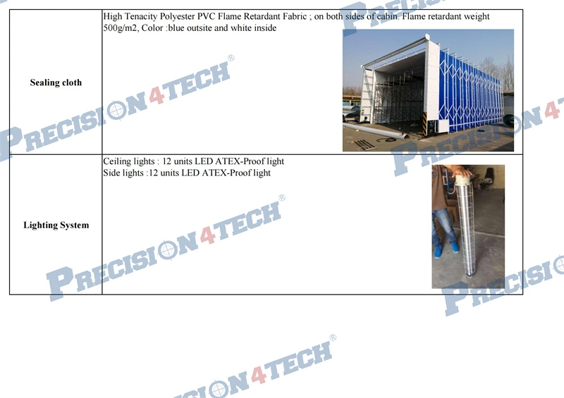 Economy Retractable Spray Booth Paint Booth Car Spray Room Auto Baking Booth Original Factory Produce