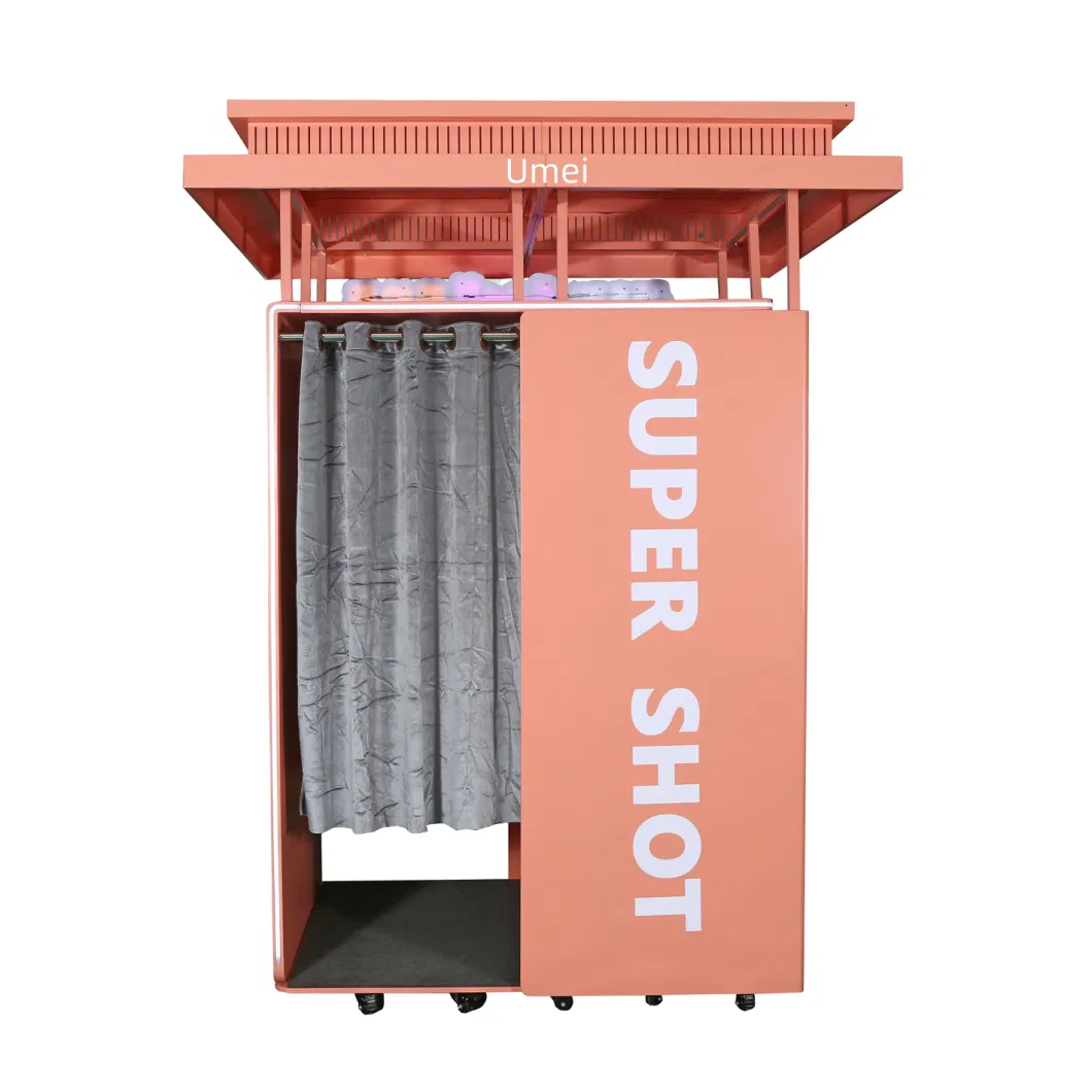 Customizable Shell Instant Photo Booth Print Picture Vending Machine with Payment Processing