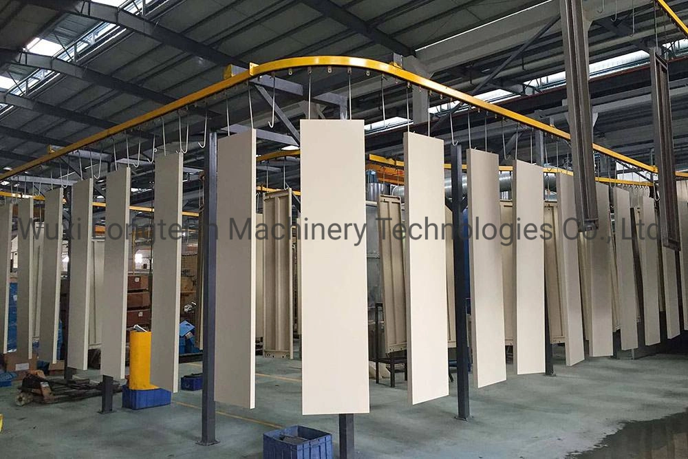 Precision Robot 360-Degree Elevator Painting Powder Coating Line, Powder Coating Spray Booth for Elevator*