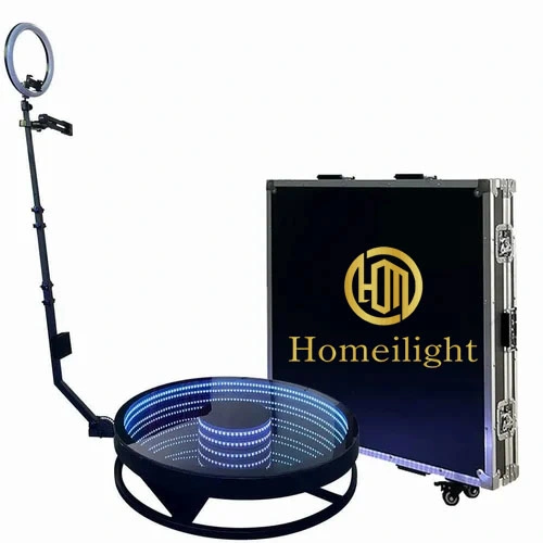 Photobooth Automatic 80cm 100cm 115cm Rotating 360 Camera Booth for Sale