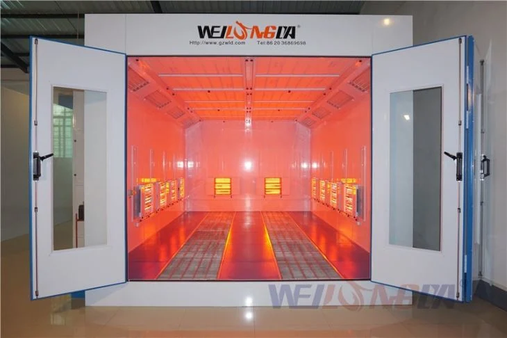 Wld6200b Good Quality Infrared Lamp Heating Spraying Booth for Sale