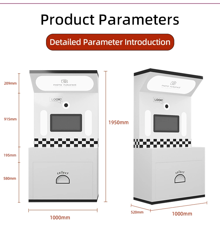 Low Cost Make Money Fast Self Service Instant Photo Booth Host Machine Vending Machine with Printer Kiosk