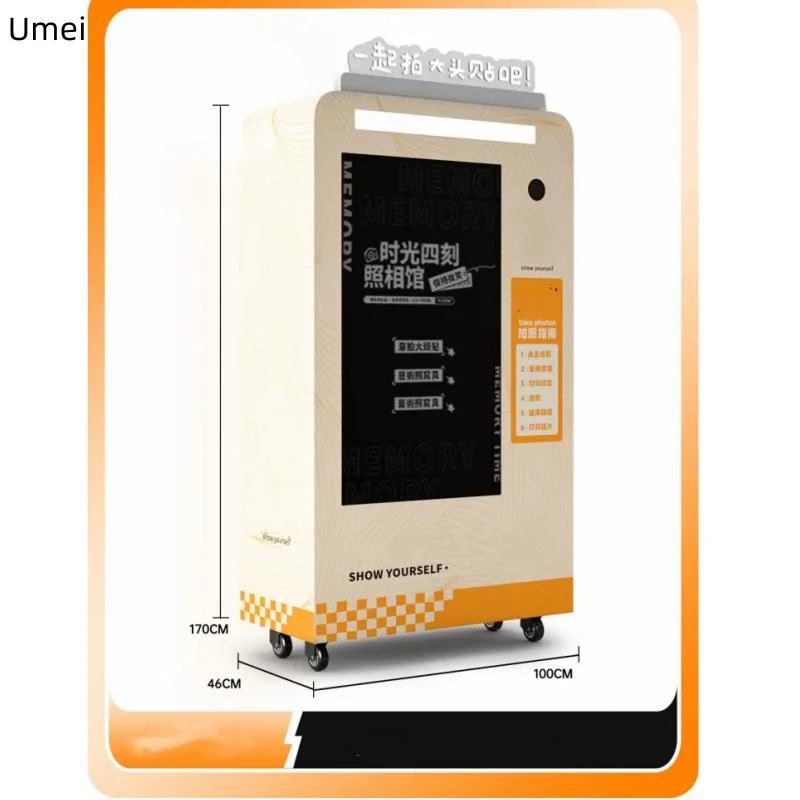 Hot Self Service Photo Booth Machine Print Picture Kiosk Selfie Screen/Selfie Booth Machine