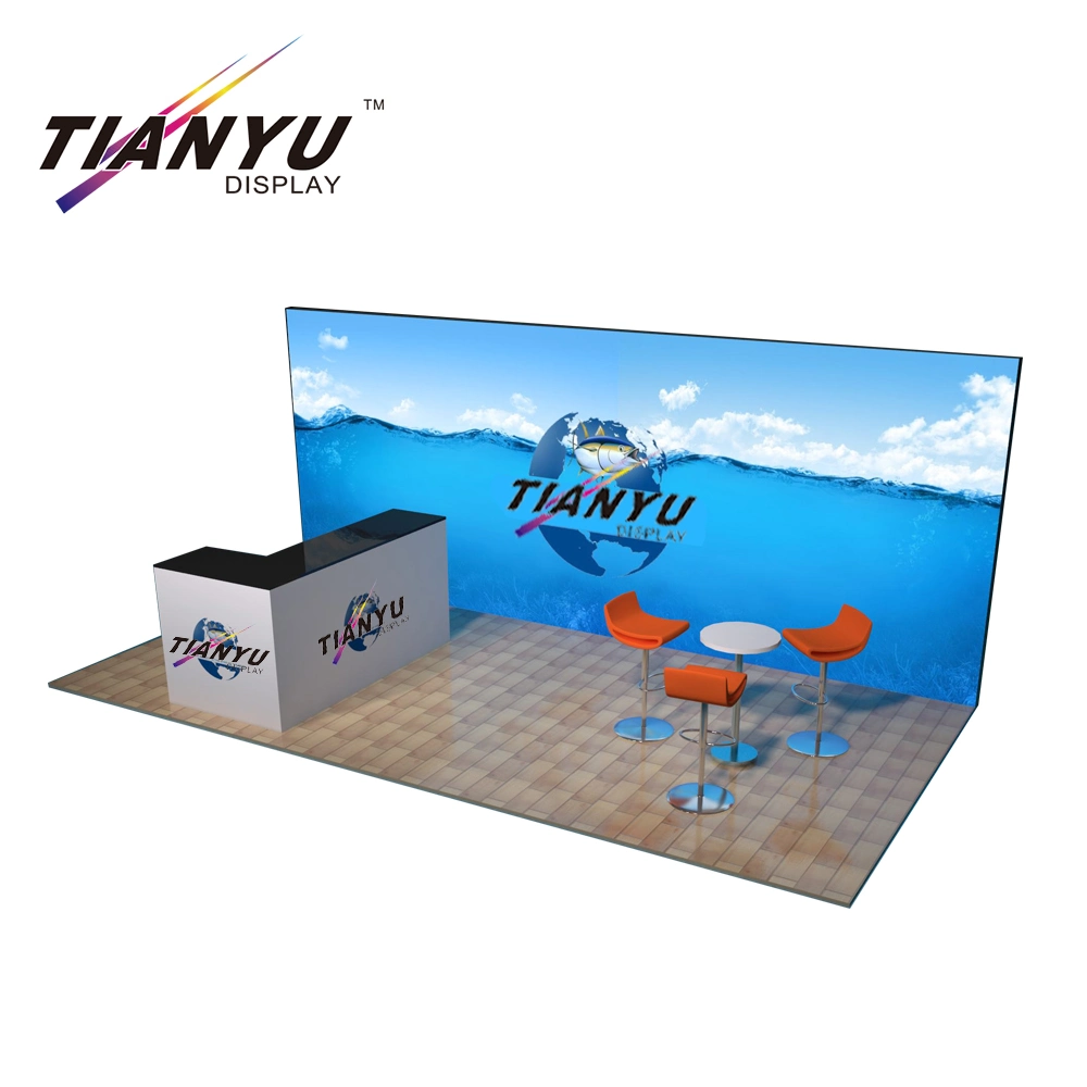 Tianyu Custom 3X3 Aluminum China Display Stand Design Expo Trade Show Exhibition