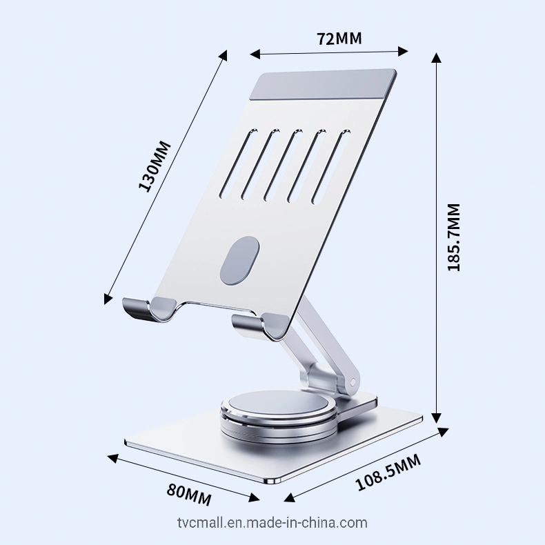 Folding Desktop Phone Holder Portable 360 Rotary Adjustable Phone Stand