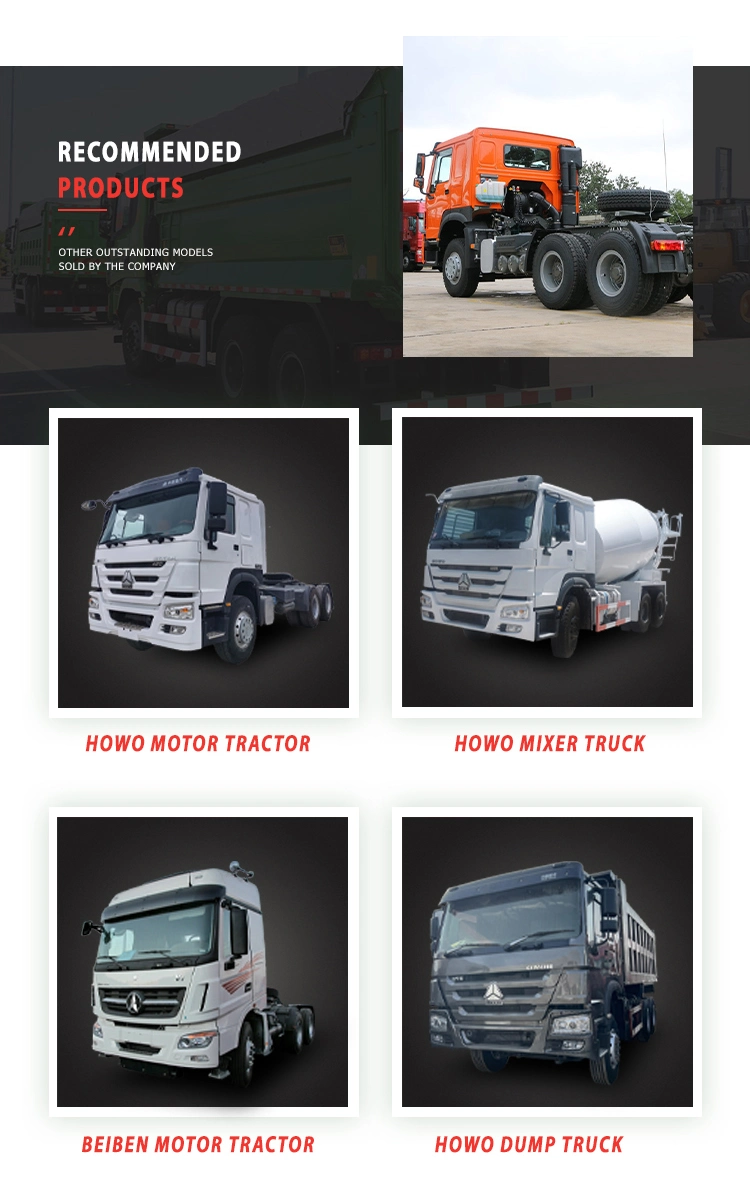 Production Visualization Service Touch Screen Equipped 360 Degree Rear Camera Sitrak CNG Euro5 480HP Sitrak 6X4 Tractor Truck for Sale