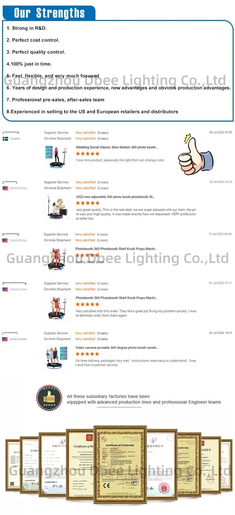 100cm Tempered Glass Wedding Party LED Ring Light Selfie Platform Photobooth Automatic 360 Spin Photo Booth 360 with Flight Case