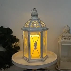 Farmhouse Home Decor Lantern Decorative Candle Lantern